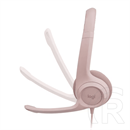 Logitech H390 headset (rózsaszín)
