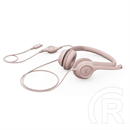Logitech H390 headset (rózsaszín)
