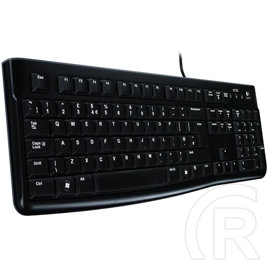 Logitech K120 billentyűzet (DE, USB, OME, fekete)
