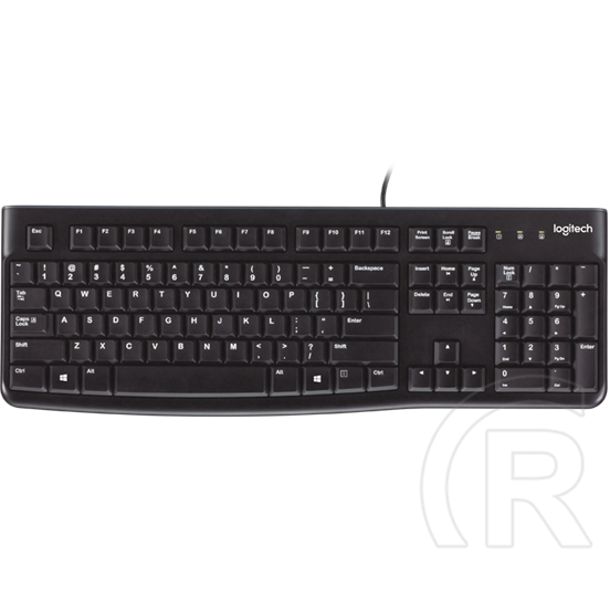 Logitech K120 billentyűzet (US, USB, OEM, fekete)