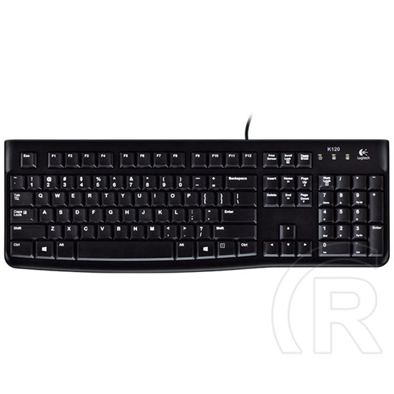 Logitech K120 billentyűzet (US, USB, fekete)