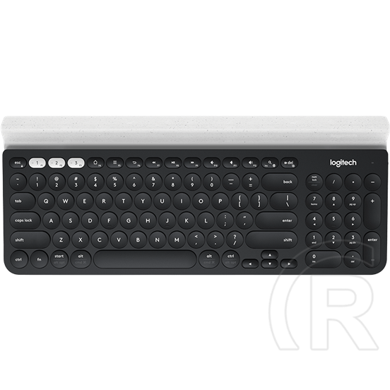 Logitech K780 Multi-Device Wireless billentyűzet (US, fekete-fehér)