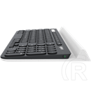 Logitech K780 Multi-Device Wireless billentyűzet (US, fekete-fehér)