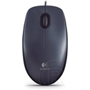 Logitech M100 optikai egér (USB, fekete)