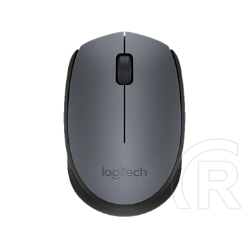 Logitech M170 cordless optikai egér (USB, fekete-szürke)