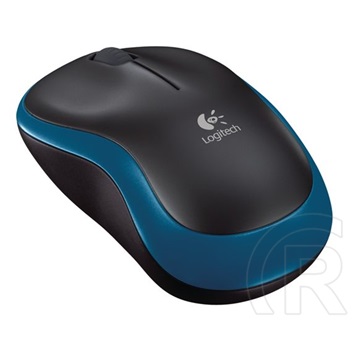 Logitech M185 cordless optikai egér (USB, fekete-kék)