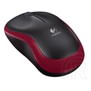 Logitech M185 cordless optikai egér (USB, fekete-piros)