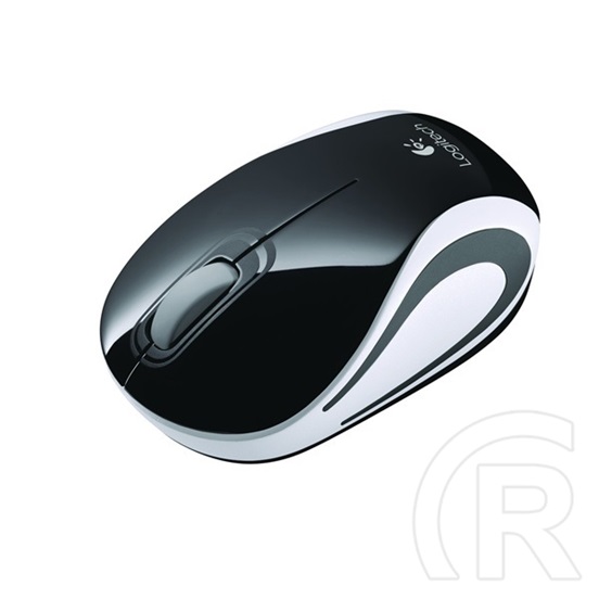 Logitech M187 cordless Mini optikai egér (USB, fekete)