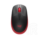 Logitech M190 cordless optikai egér (USB, piros)