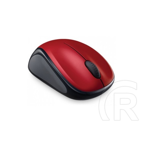 Logitech M235 2nd. generation cordless optikai egér (USB, piros-fekete)