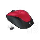 Logitech M235 2nd. generation cordless optikai egér (USB, piros-fekete)