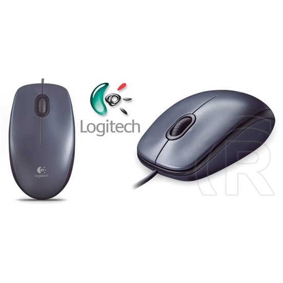 Logitech M90 optikai egér (USB, fekete)