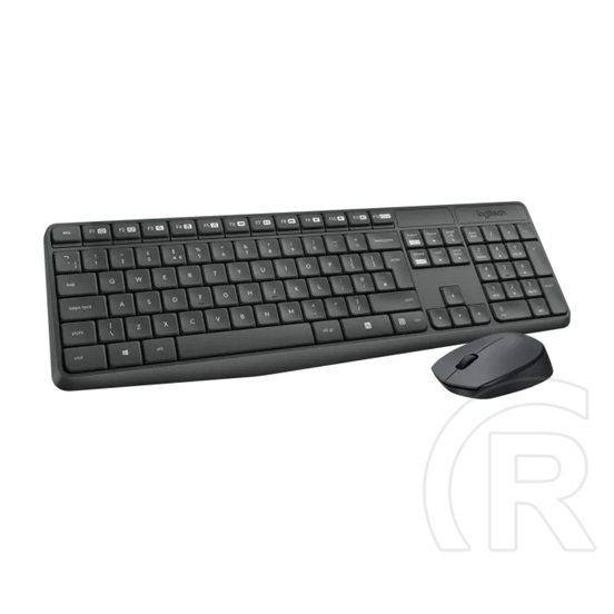 Logitech MK235 Wireless Desktop billentyűzet + egér (DE, USB, fekete)