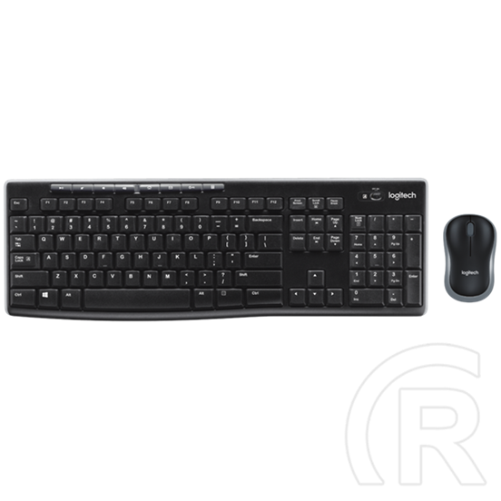 Logitech MK270 Cordless Desktop (Uk, USB, fekete)