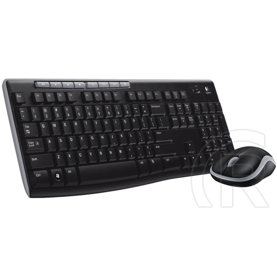 Logitech MK270 cordless billentyűzet + egér (DE, USB, fekete)