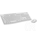 Logitech MK295 Silent Wireless Desktop billentyűzet + egér (US, USB, fehér)