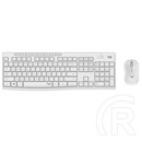Logitech MK295 Silent Wireless Desktop billentyűzet + egér (US, USB, fehér)