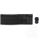 Logitech MK370 vezeték nélküli billentyűzet és egér (US, USB, fekete)