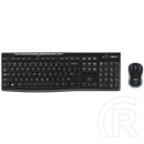Logitech MK370 vezeték nélküli billentyűzet és egér (US, USB, fekete)