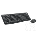 Logitech MK370 vezeték nélküli billentyűzet + optikai egér (DE, fekete)