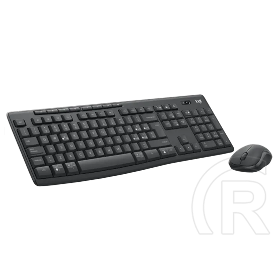 Logitech MK370 vezeték nélküli billentyűzet + optikai egér (DE, fekete)