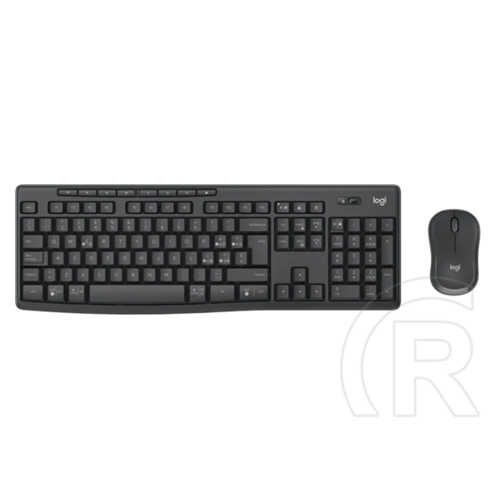 Logitech MK370 vezeték nélküli billentyűzet + optikai egér (HU, fekete)