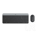 Logitech MK470 Slim cordless billentyűzet + egér (DE, USB, fekete/ezüst)