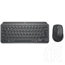 Logitech MX Keys Mini Wireless billentyűzet + egér (német, Bluetooth)