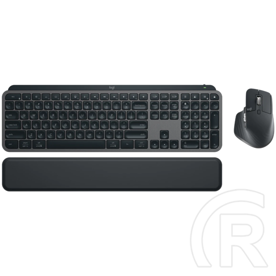 Logitech MX Keys S Combo Wireless billentyűzet + egér (US, Bluetooth, fekete)