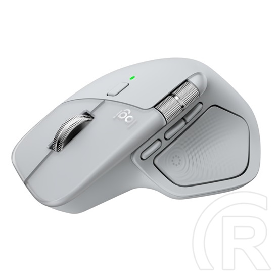 Logitech MX Master 4 vezeték nélküli optikai egér (halványszürke, USB-vevő, Bluetooth)