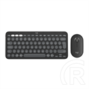 Logitech Pebble 2 cordless combo for MAC (Billentyűzet + egér, USB/Bluteooth, US, grafit)