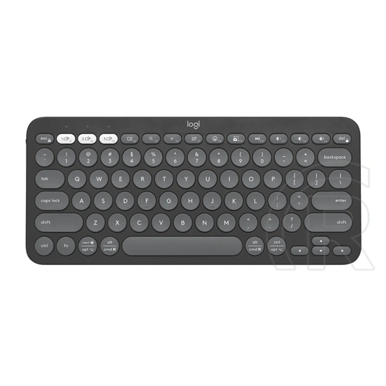 Logitech Pebble Keys 2 K380S Bluetooth billentyűzet (US, USB, fekete)