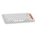 Logitech Pop Icon vezeték nélküli billentyűzet + egér Off (fehér)/Orange US