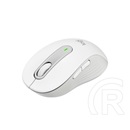 Logitech Signature M650 Medium cordless optikai egér (USB/Bluetooth, fehér)