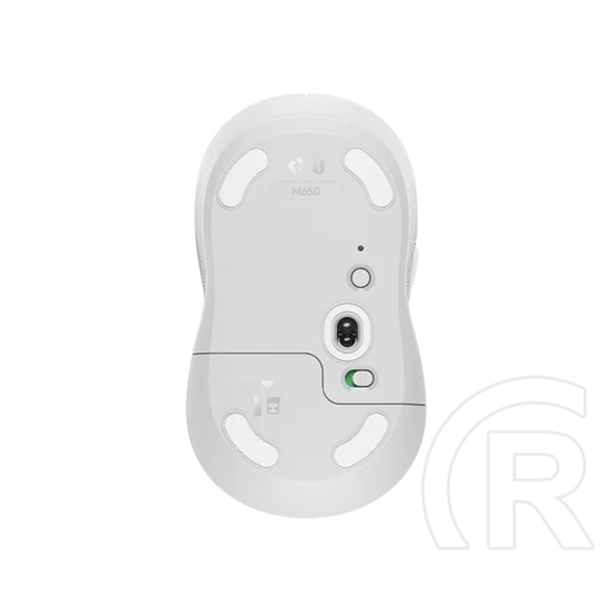 Logitech Signature M650 Medium cordless optikai egér (USB/Bluetooth, fehér)