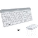 Logitech Slim MK470 Wireless billentyűzet + egér (US, USB, fehér)