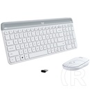 Logitech Slim MK470 Wireless billentyűzet + egér (US, USB, fehér)