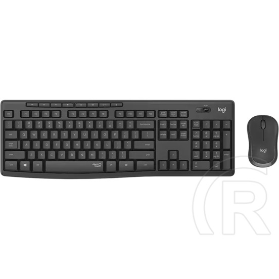 Logitech MK295 Silent Wireless Desktop billentyűzet + egér (HU, USB, grafitszürke)