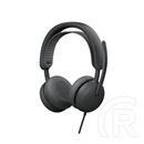 Logitech Zone Wired 2 fejhallgató (USB-C/USB-A, mikrofon, sztereó, grafitszürke)