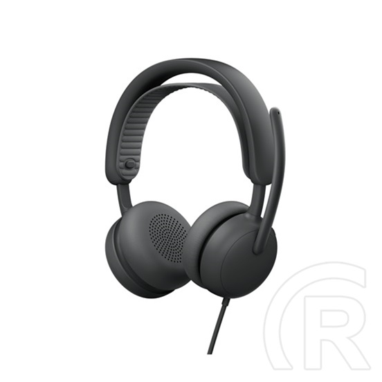 Logitech Zone Wired 2 fejhallgató (USB-C/USB-A, mikrofon, sztereó, grafitszürke)