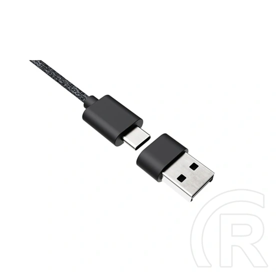Logitech Zone Wired USB mikrofonos fejhallgató (vezetékes, hívás/zene, 1,9 m kábel, grafit)
