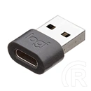 Logitech Zone Wired USB mikrofonos fejhallgató (vezetékes, hívás/zene, 1,9 m kábel, grafit)