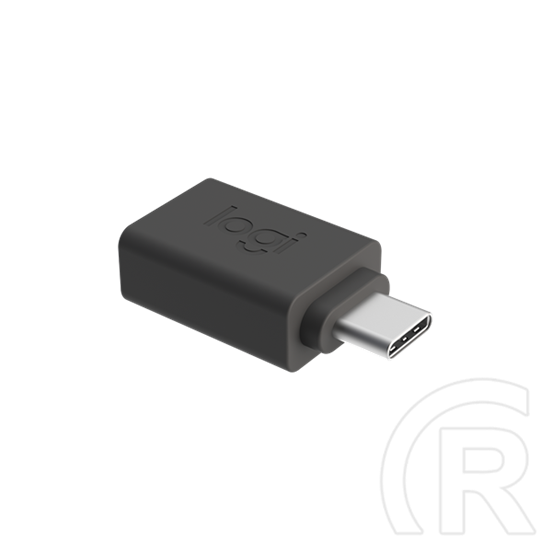 Logitech átalakító adapter USB-C–USB-A (USB-C – USB-A, USB 2.0 kompatibilis, Logi Bolt, vezetékes)