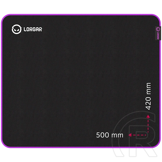 Lorgar Main 315 gamer egérpad (500x420)