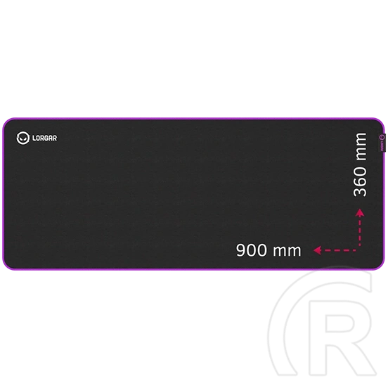 Lorgar Main 319 gamer egérpad (900x360)