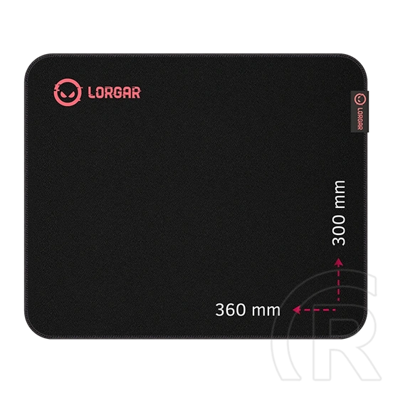 Lorgar Main 323 gamer egérpad (360x300)