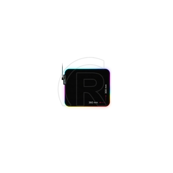 Lorgar Steller 913 gamer egérpad (RGB, 360x300)