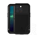 Love Mei Apple iPhone 13 Pro Powerful  telefonvédő (extrém ütésálló + Gorilla Glass üveg) fekete
