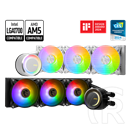 MSI Coreliquid E360 2xARGB CPU hűtő (vízhűtés, univerzális, fehér)