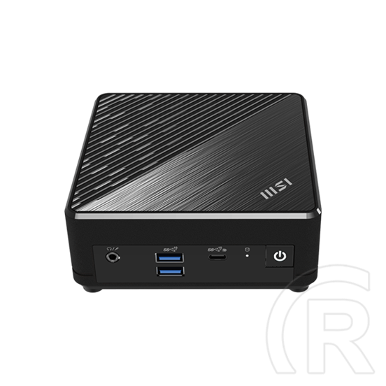 MSI Cubi N ADL-S-225BEU mini PC (Intel N100, M.2 NVMe, 4xUSB, USB-C, HDMI+DP, 2xRJ45, fekete)